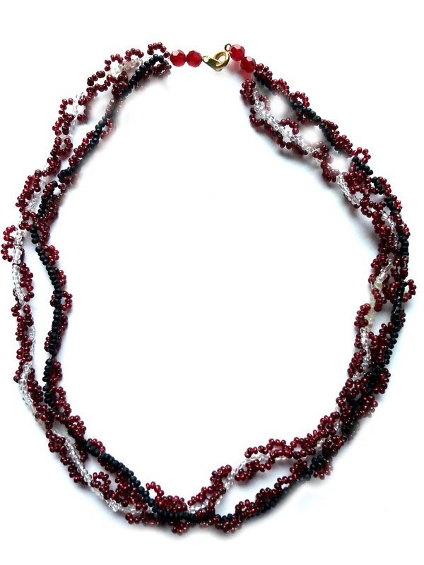 Halskette aus Rocailles – MSK 1019