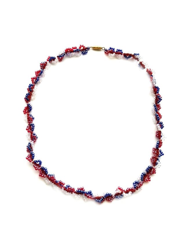 Halskette aus Rocailles – MSK 1023