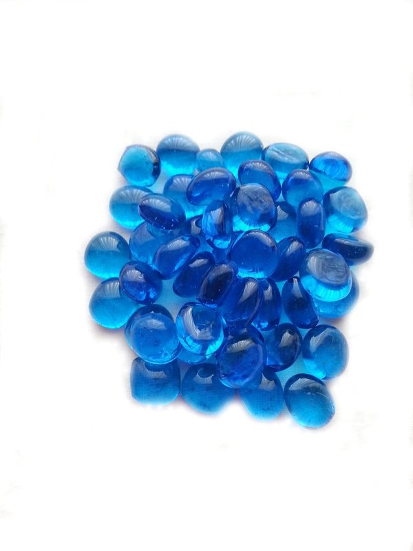 Glas Nuggets in blau 13-15mm – TFY 1001