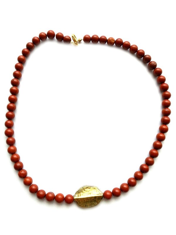 Halskette aus Jaspisperlen – ESK 1006