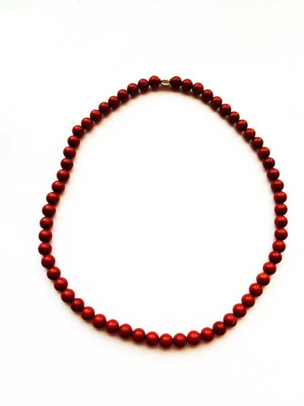 Halskette aus Jaspisperlen – ESK 1008