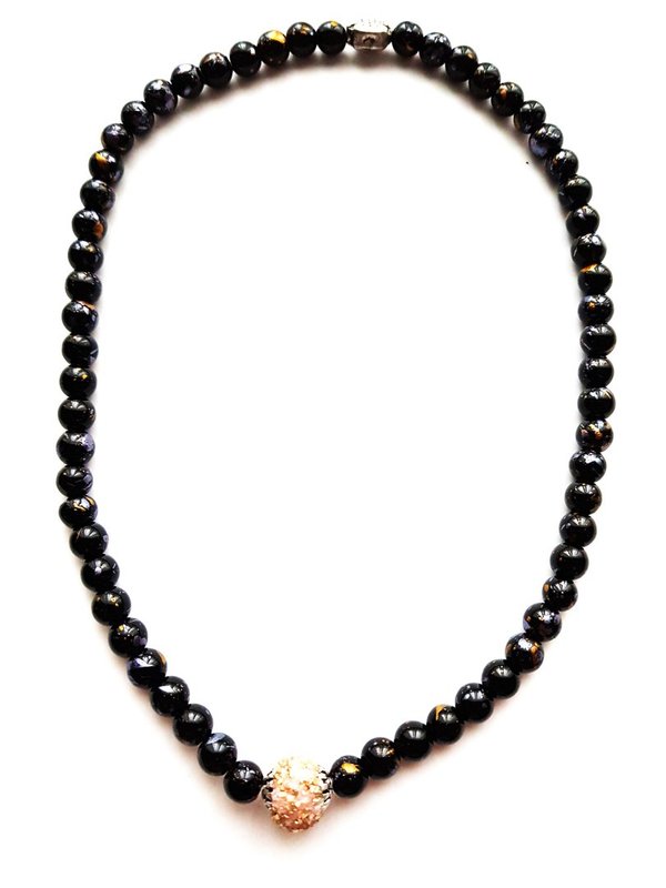 Halskette aus Glasperlen - MSK 1069