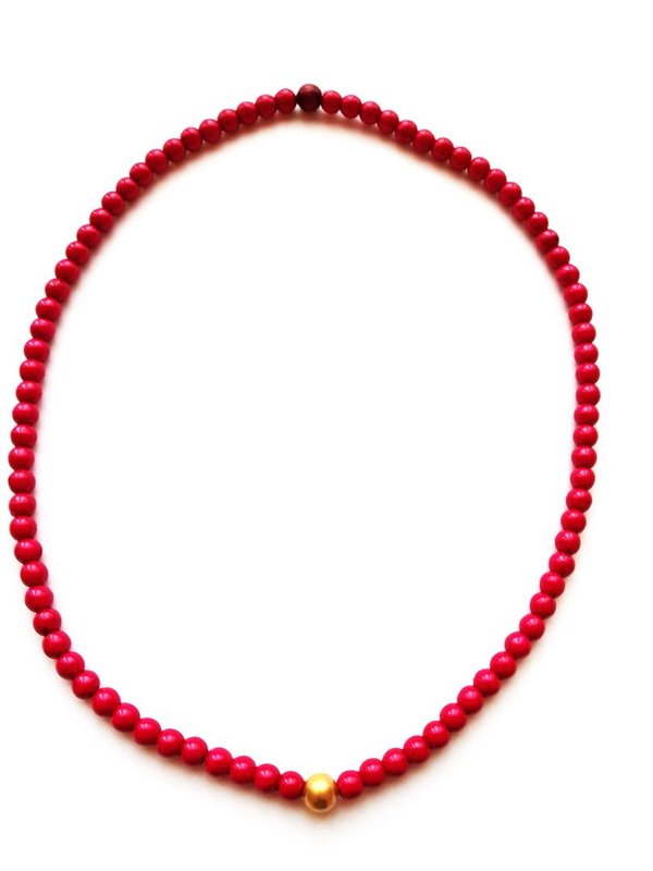 Halskette aus Keramikperlen - MSK 1070